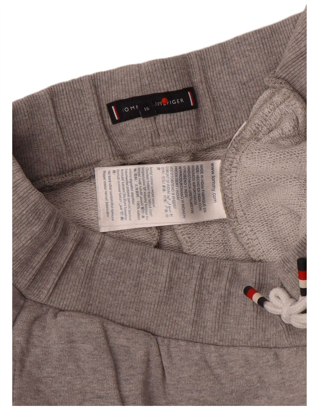 Pantaloncini sportivi grafici da ragazzo Tommy Hilfiger 15-16 anni Grigi