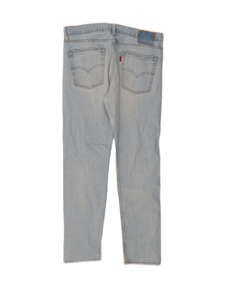 Jeans dritti da uomo Levi's W33 L30 in cotone blu