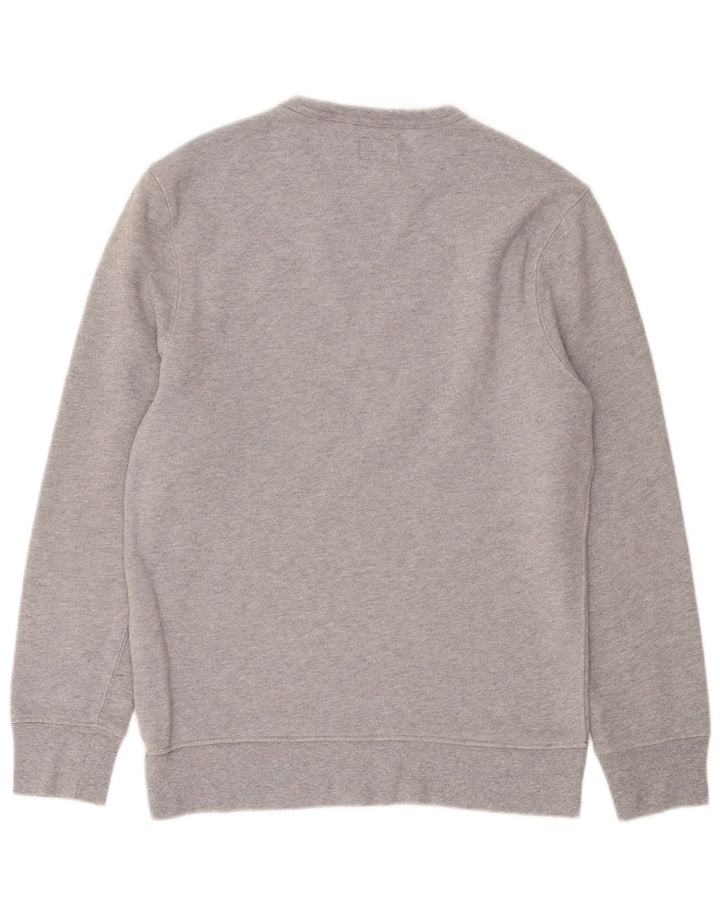 LEVI'S Felpa con grafica da uomo Maglione piccolo in cotone grigio