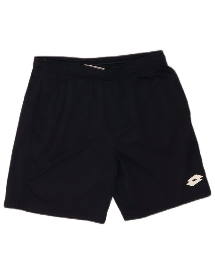 Pantaloncini sportivi da uomo Lotto medio blu navy