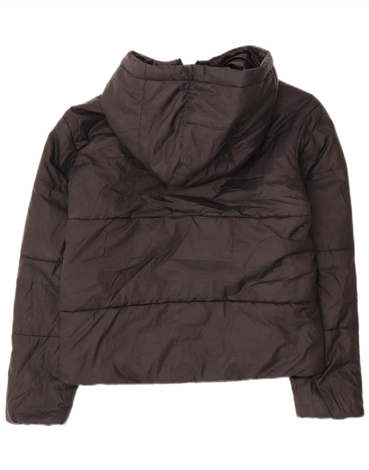 Giacca imbottita reversibile con cappuccio Nike da donna UK 10 piccola nera