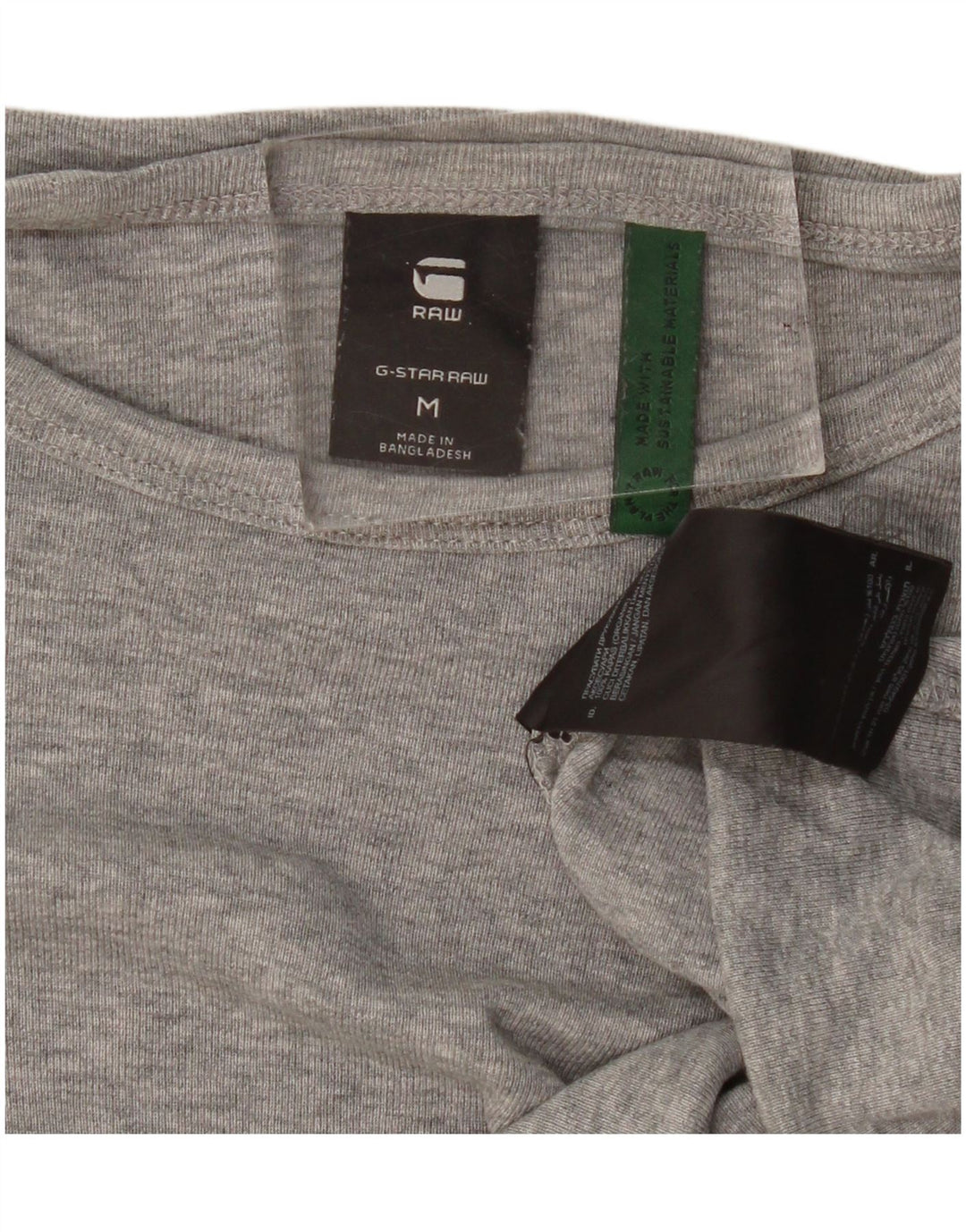 T-shirt da uomo G-Star Top in cotone mélange grigio medio