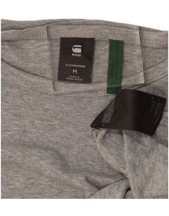 T-shirt da uomo G-Star Top in cotone mélange grigio medio