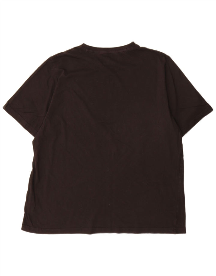 T-shirt grafica da uomo Puma Top XL in cotone nero