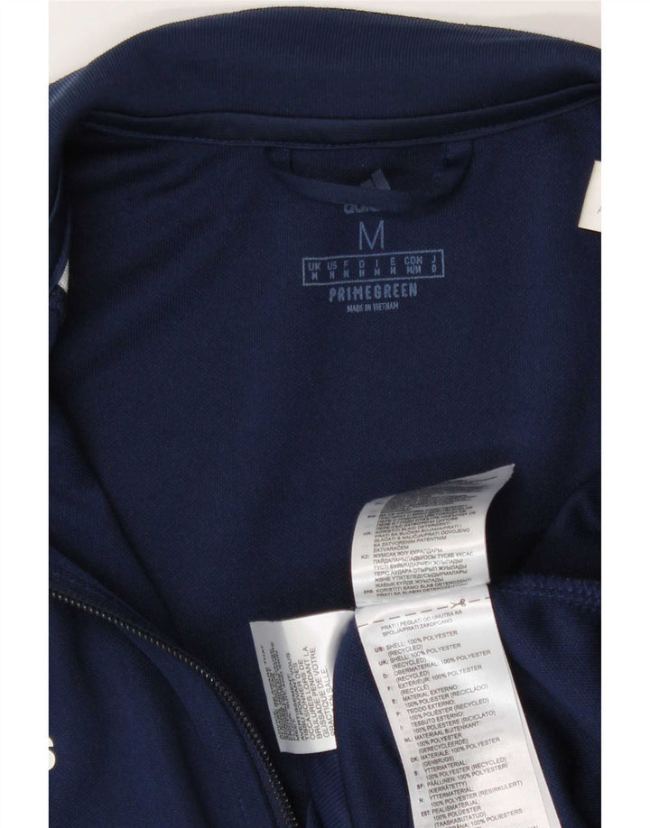 Giacca superiore della tuta da uomo Adidas Aeroready media poliestere blu navy