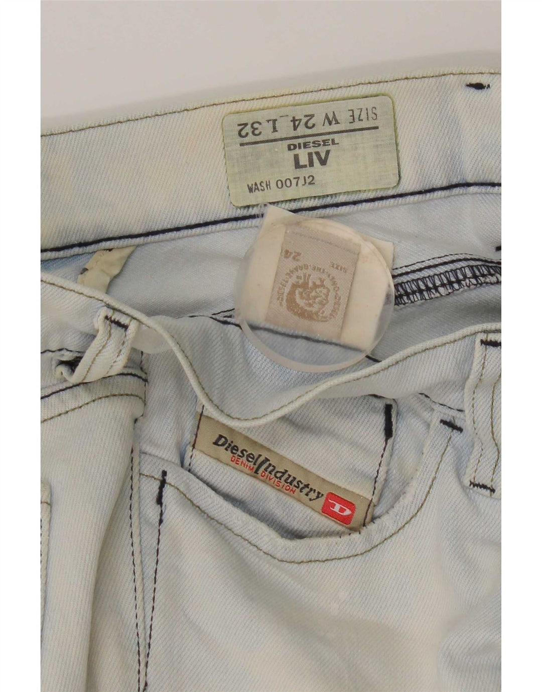 Jeans slim da donna Diesel Liv W24 L32 blu