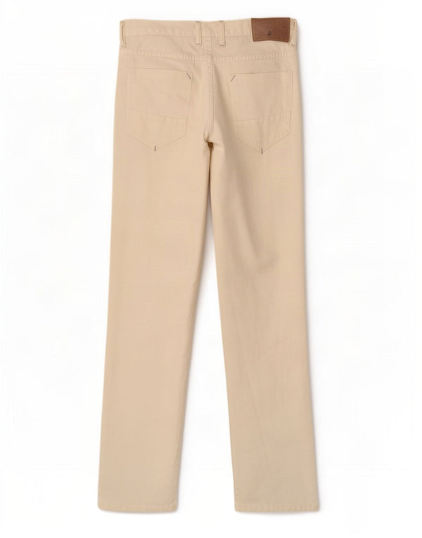 Jeans dritti da uomo Zara EU 40 medio W30 L34 cotone bianco