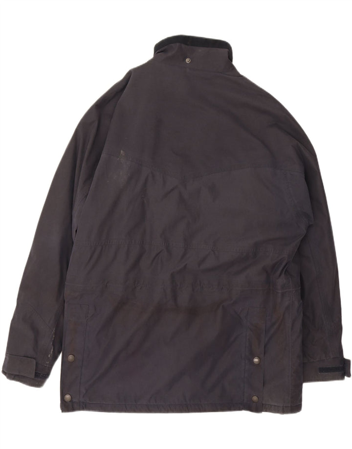Giacca da uomo in cotone cerato Barbour UK 42 XL Blu Navy