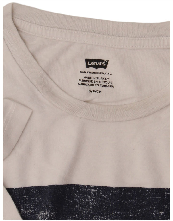 T-shirt grafica da uomo Levi's Top piccola bianca