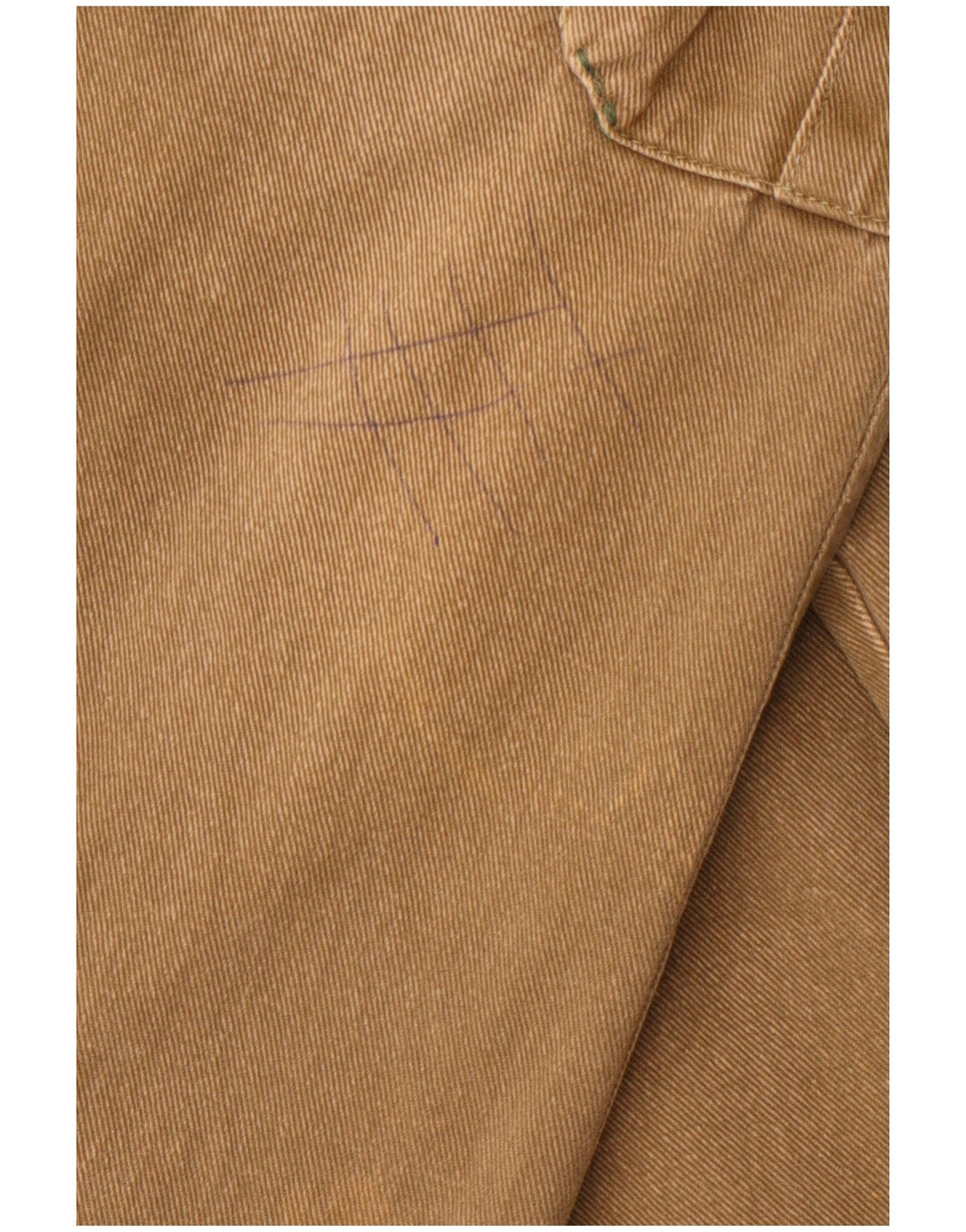 Pantaloni cargo dritti da uomo VINTAGE EU 52 XL W36 L30 cotone kaki