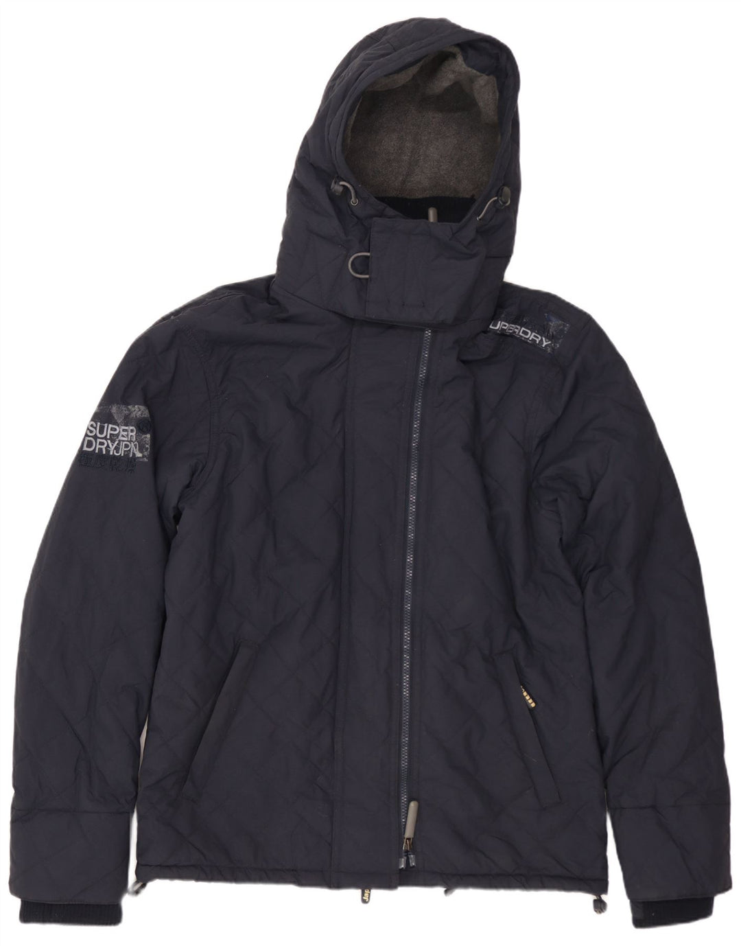 Giacca a vento grafica da donna SUPERDRY UK 14 medio blu navy