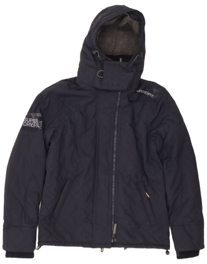 Giacca a vento grafica da donna SUPERDRY UK 14 medio blu navy