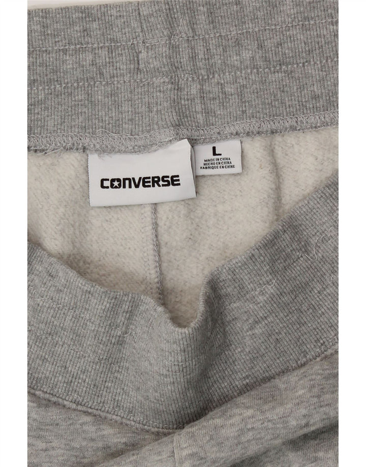Converse Pantaloni da tuta da uomo Joggers grandi in cotone grigio