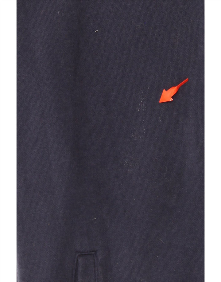 CHAMPION Boys Graphic Tracksuit Top Jacket 11-12 Years Large Navy Blue