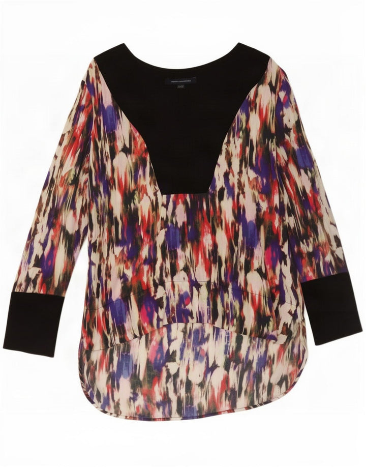 Top tunica da donna French Connection UK 12 Tie Dye multicolore medio