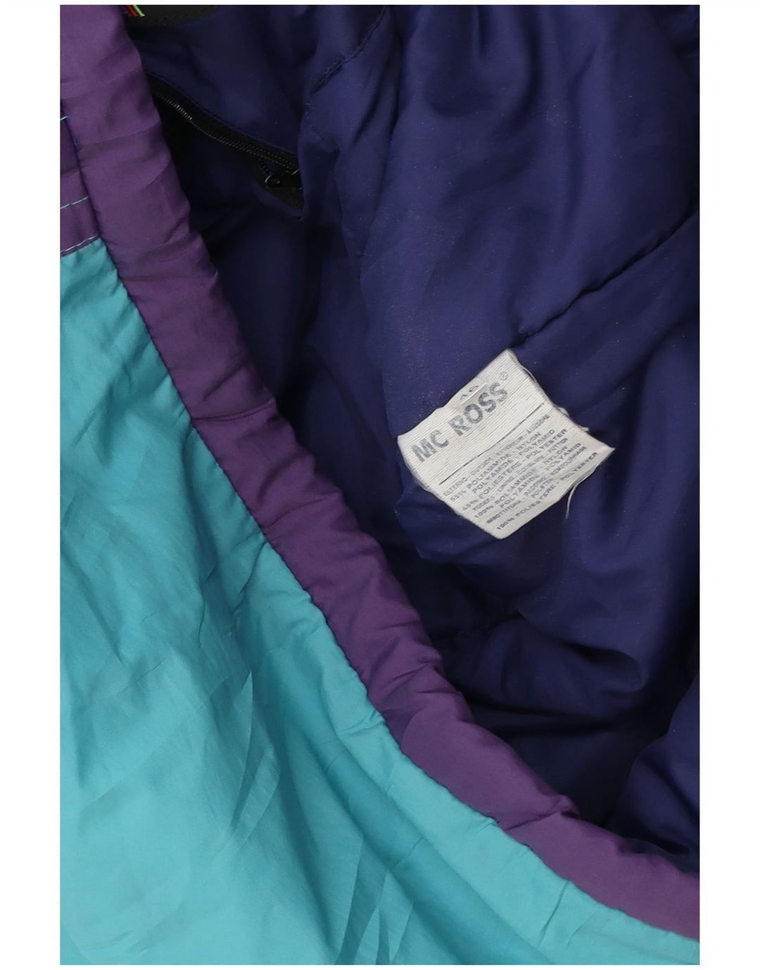 Giacca da sci da uomo vestibilità ampia MC ROSS IT 46 Small Blu Colourblock Nylon