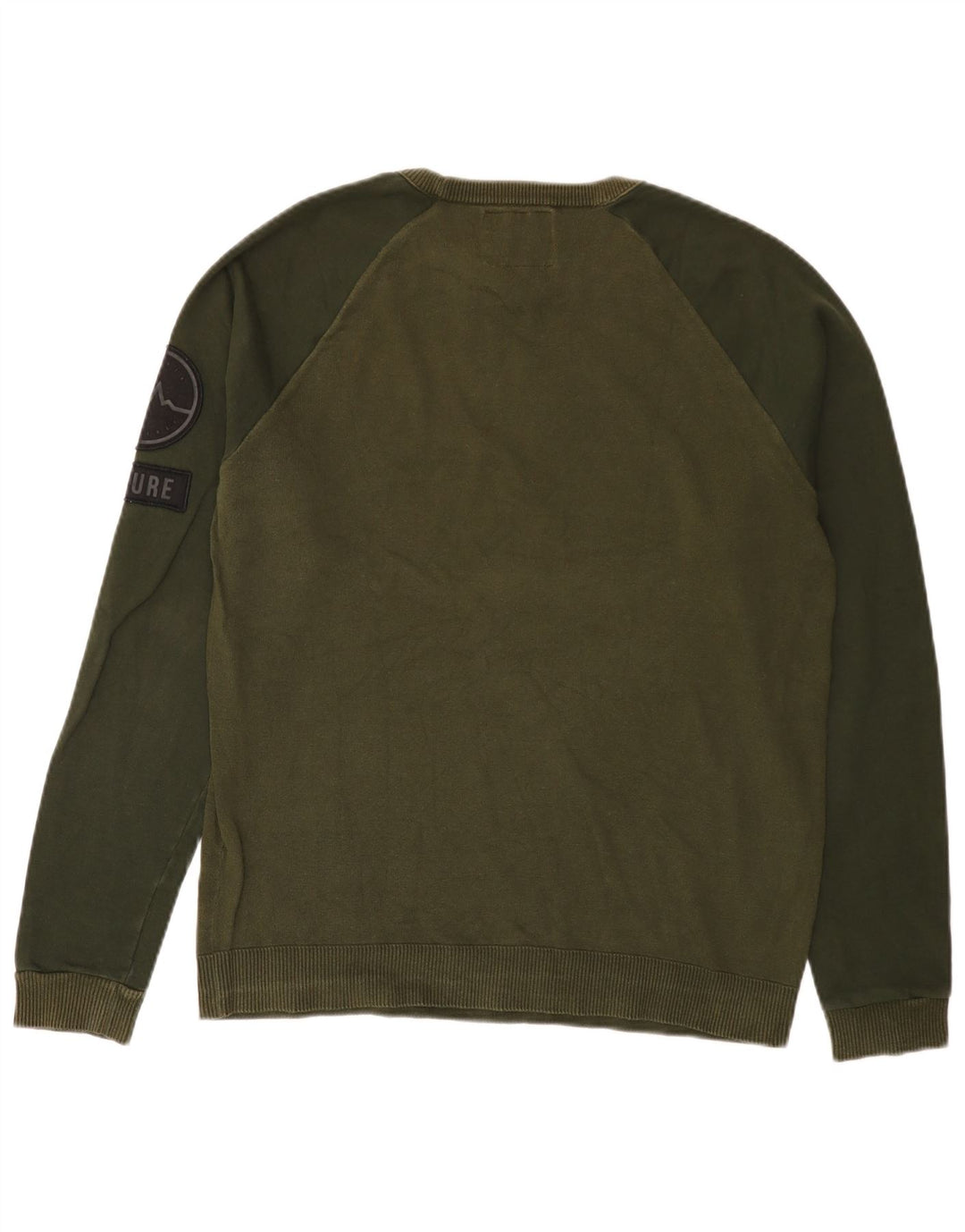 Jack & Jones Felpa da uomo Maglione Large Green Colourblock