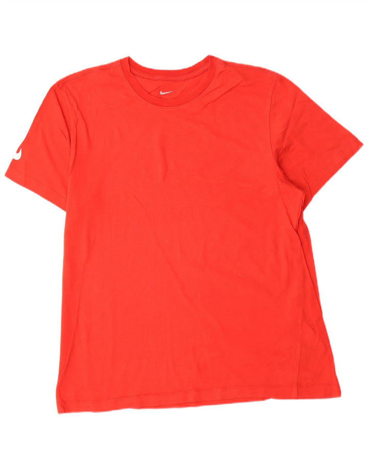 T-shirt da uomo Nike Top Large rossa in cotone