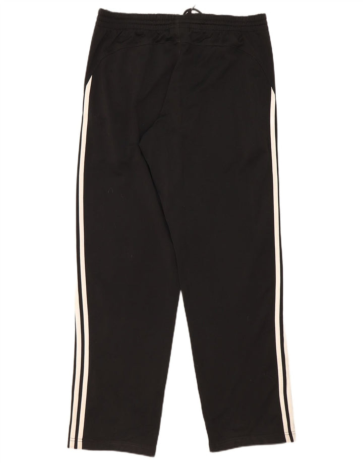 Pantaloni da tuta da uomo Adidas UK 40/42 Medium Nero Poliestere