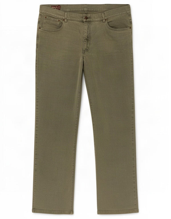 Jeans dritti da uomo Marlboro Classics W40 L34 cotone kaki