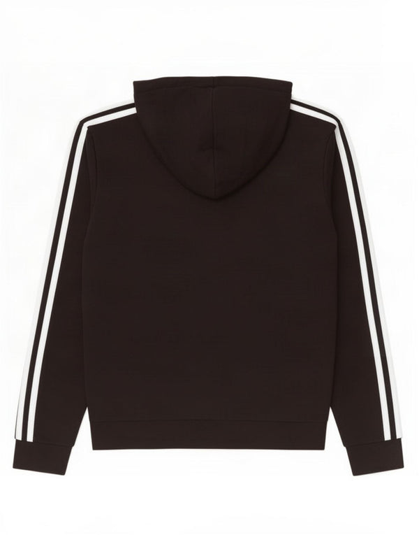 Felpa con cappuccio da uomo Adidas Small in cotone nero