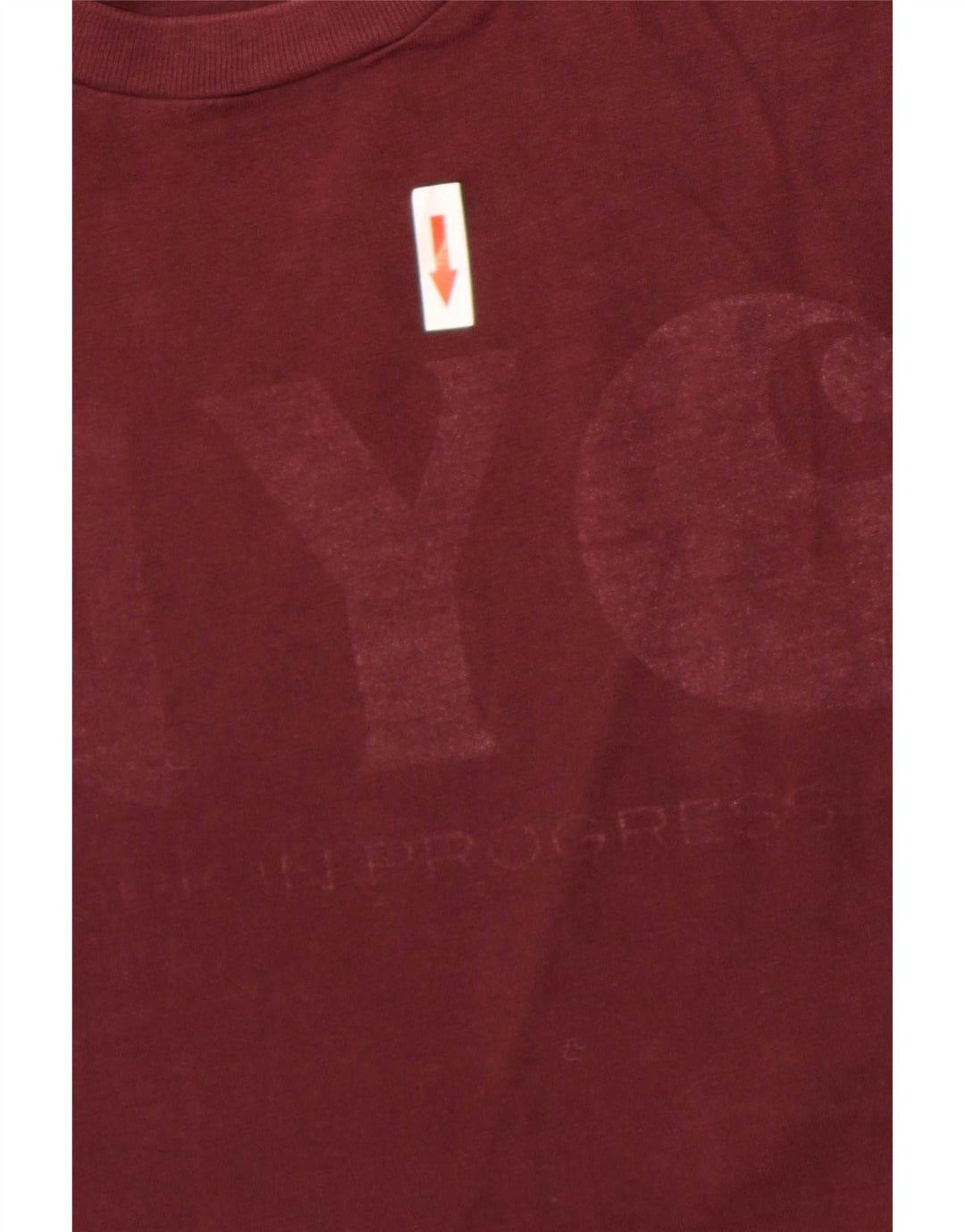 T-shirt grafica da uomo Carhartt Top in cotone bordeaux medio