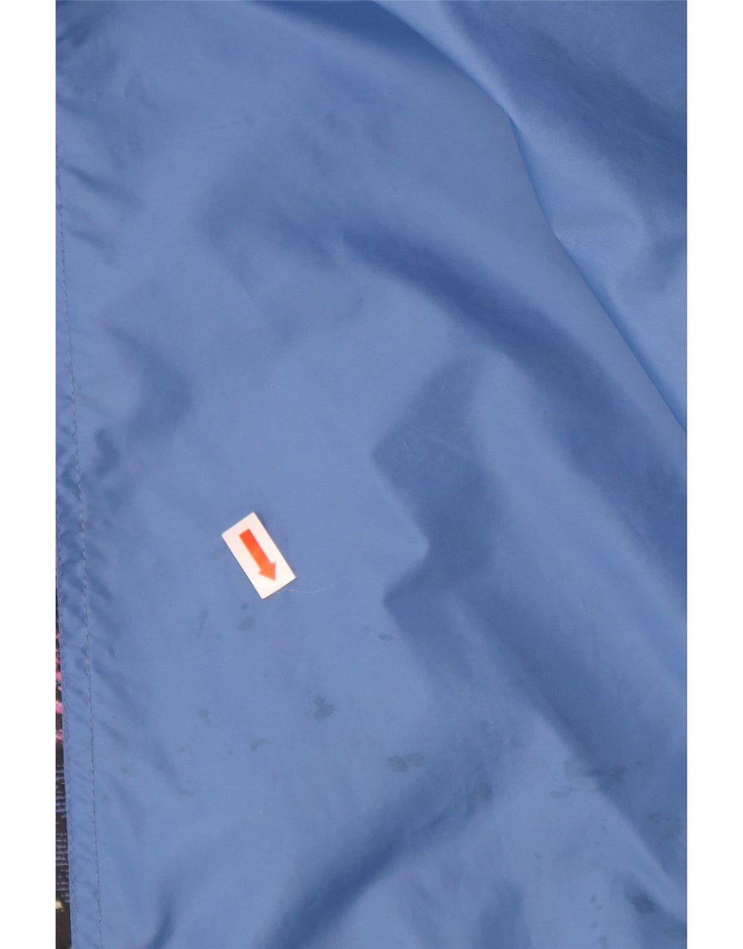 ALEX ATHLETICS Giacca anorak da uomo UK 40 Large Blu geometrico in poliammide