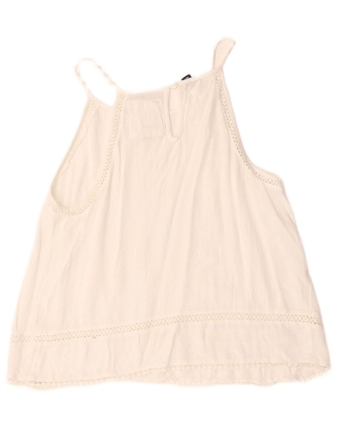 Camicetta oversize senza maniche da donna Superdry UK 10 Small Bianca