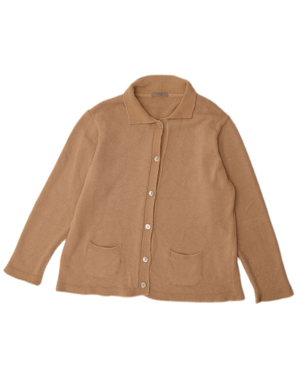 Maglione cardigan da donna Marks & Spencer UK 20 2XL Acrilico beige
