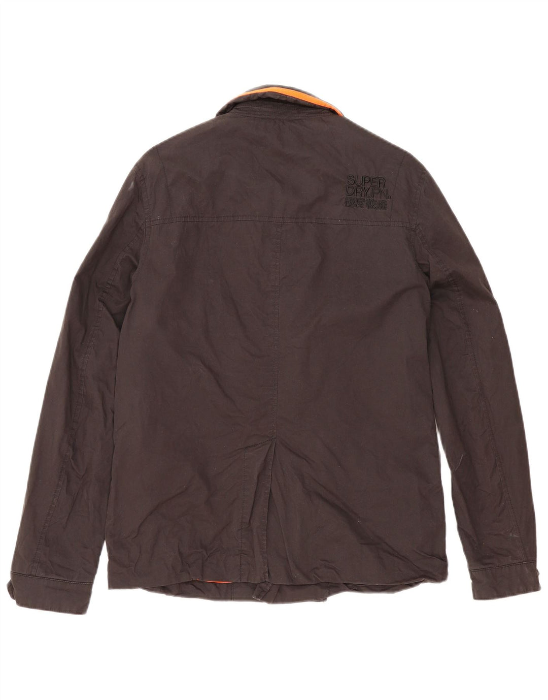 Cappotto da marinaio da donna Superdry UK 16 grande cotone nero
