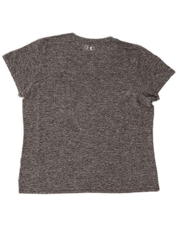 Maglietta Under Armour da uomo Heat Gear 2XL grigia chiazzata