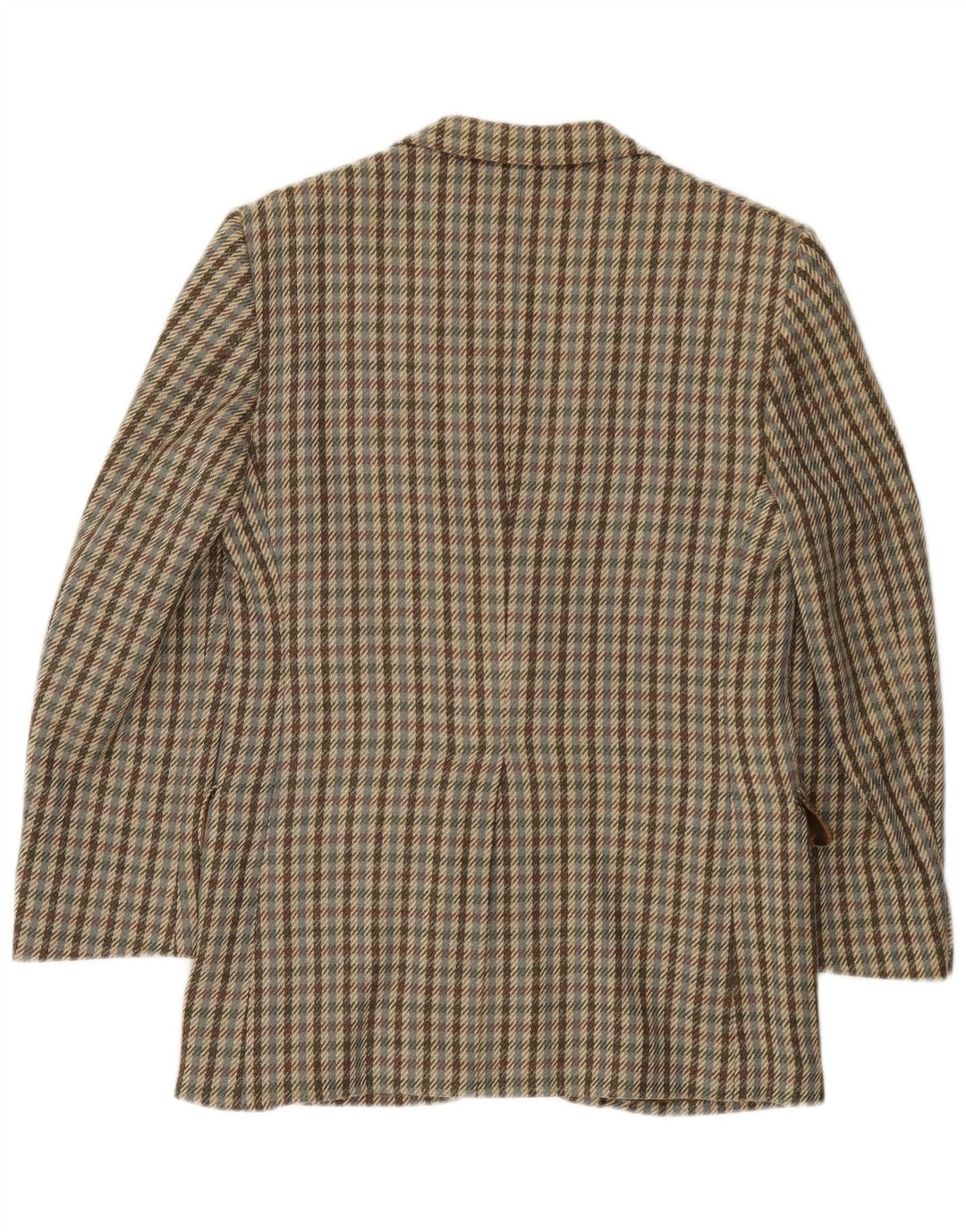 Giacca blazer da uomo a 2 bottoni Aquascutum UK 36 piccolo cashmere multicolore