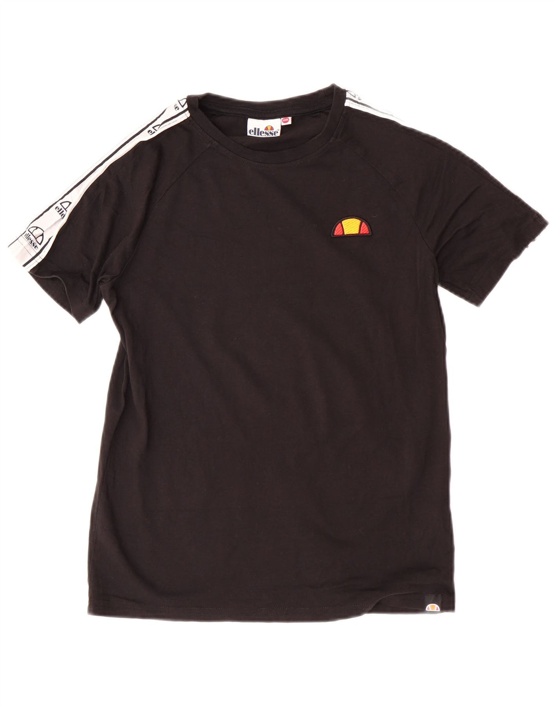 T-shirt grafica per ragazzi Ellesse Top 11-12 anni in cotone nero