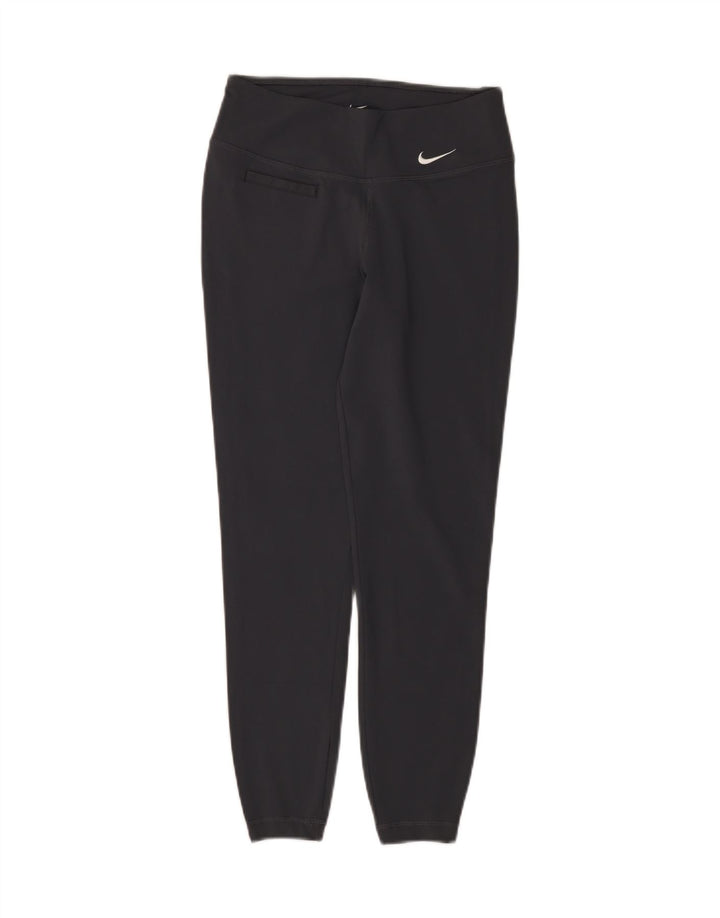 Leggings Nike Dri Fit da donna UK 8 piccoli grigi