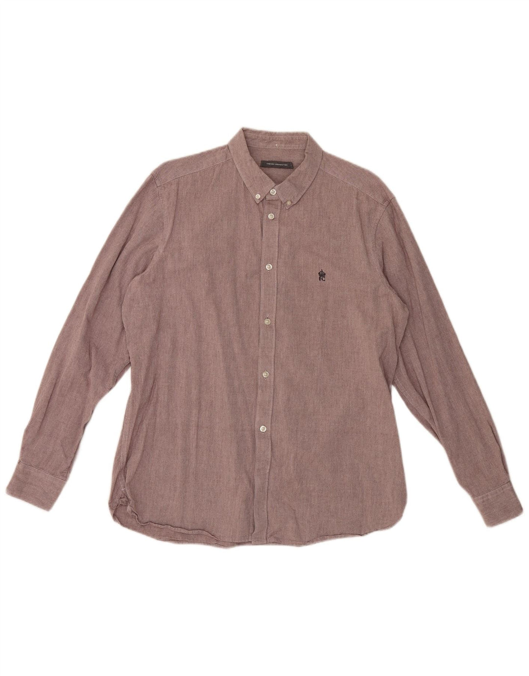 Camicia da uomo French Connection XL in cotone viola