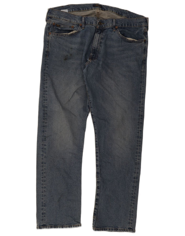 Jeans dritti da uomo Polo Ralph Lauren W38 L32 cotone blu