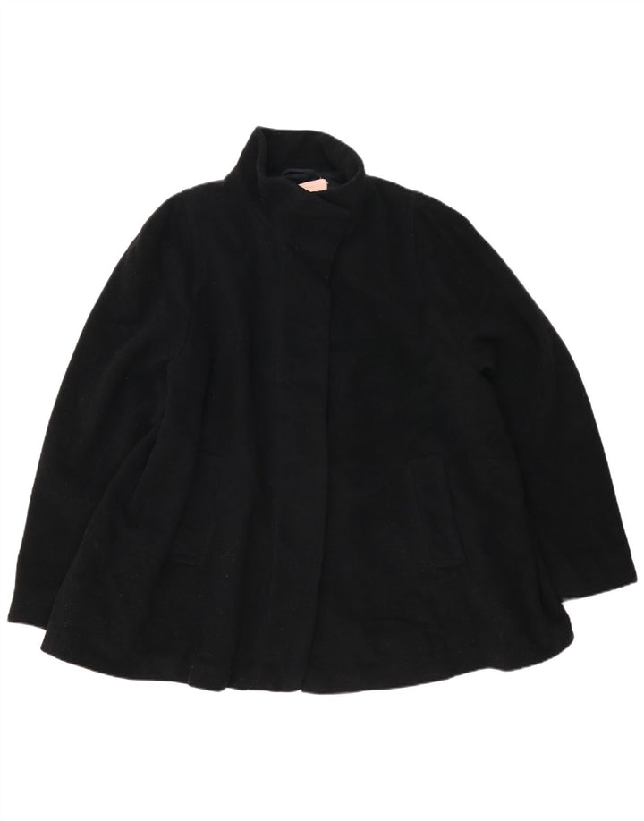 Soprabito da donna John Lewis UK 18 XL lana nera