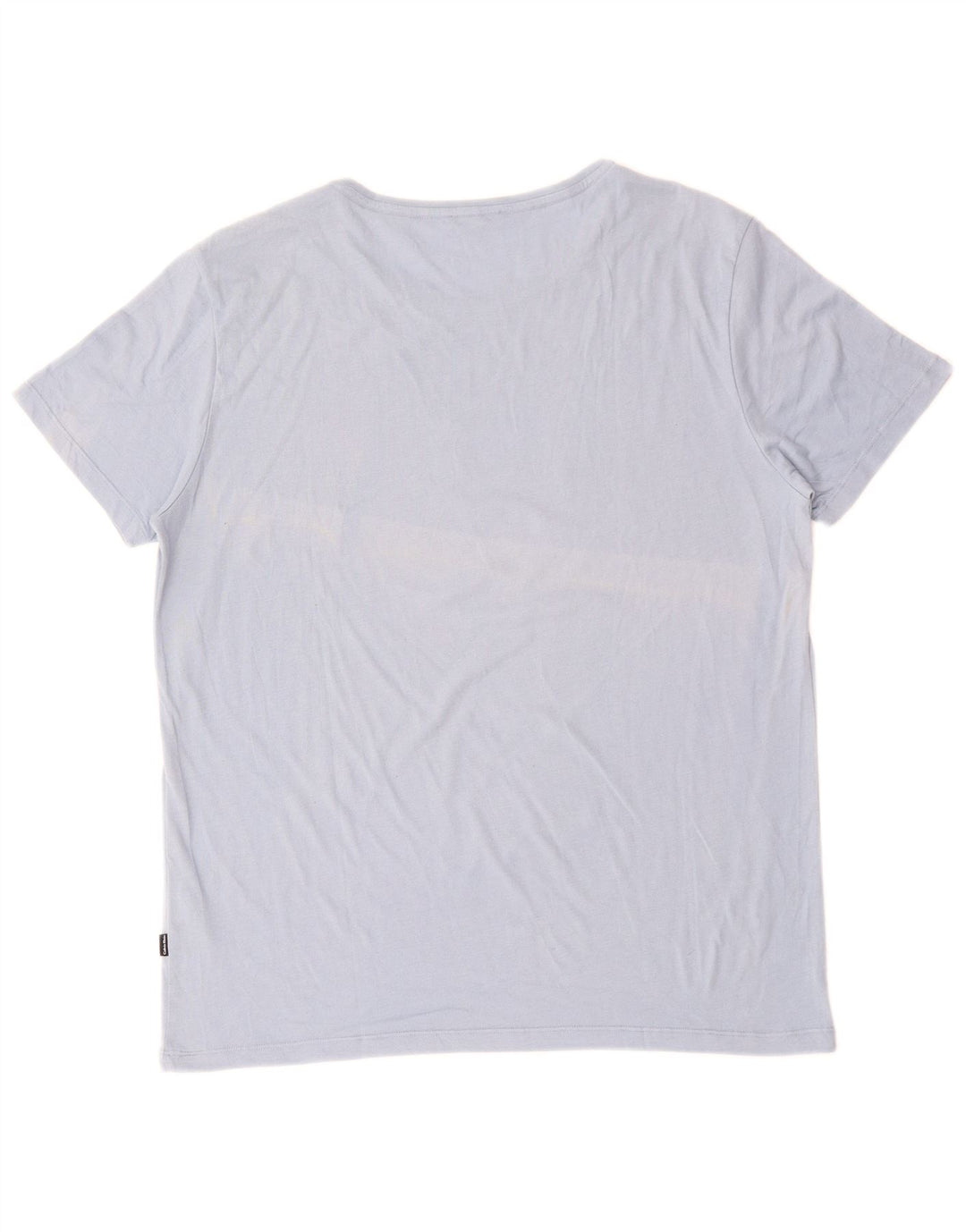 CALVIN KLEIN T-shirt grafica da uomo Top in cotone blu medio