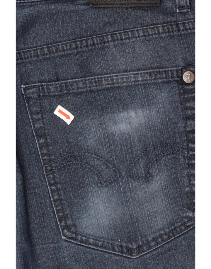 TRUSSARDI Womens Cropped Jeans W42 L25 Blue Vintage Trussardi and Second-Hand Trussardi from Messina Hembry 