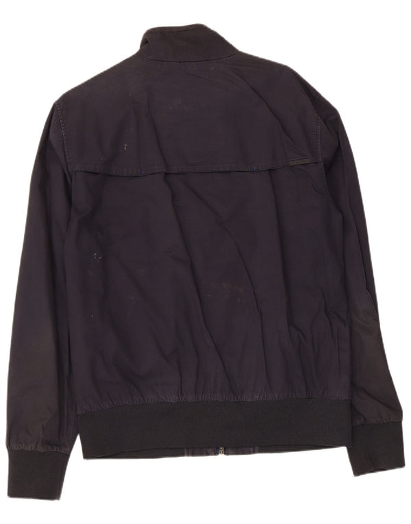 Giubbotto bomber da uomo Superdry UK 42 XL cotone blu navy