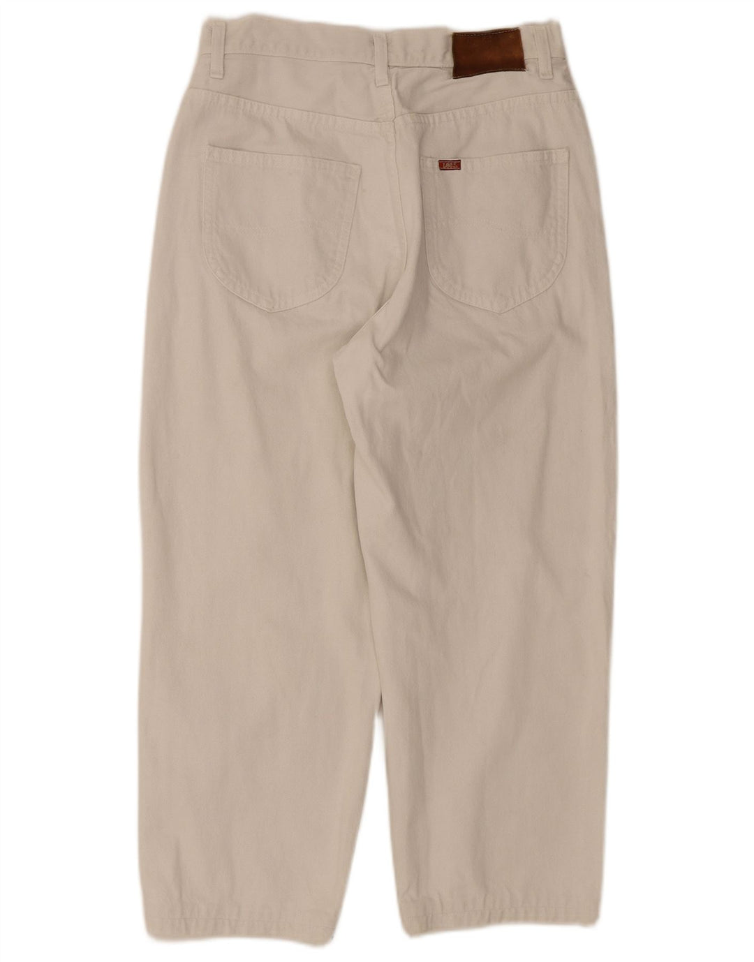 Jeans corti da uomo Lee Riders W33 L24 cotone bianco