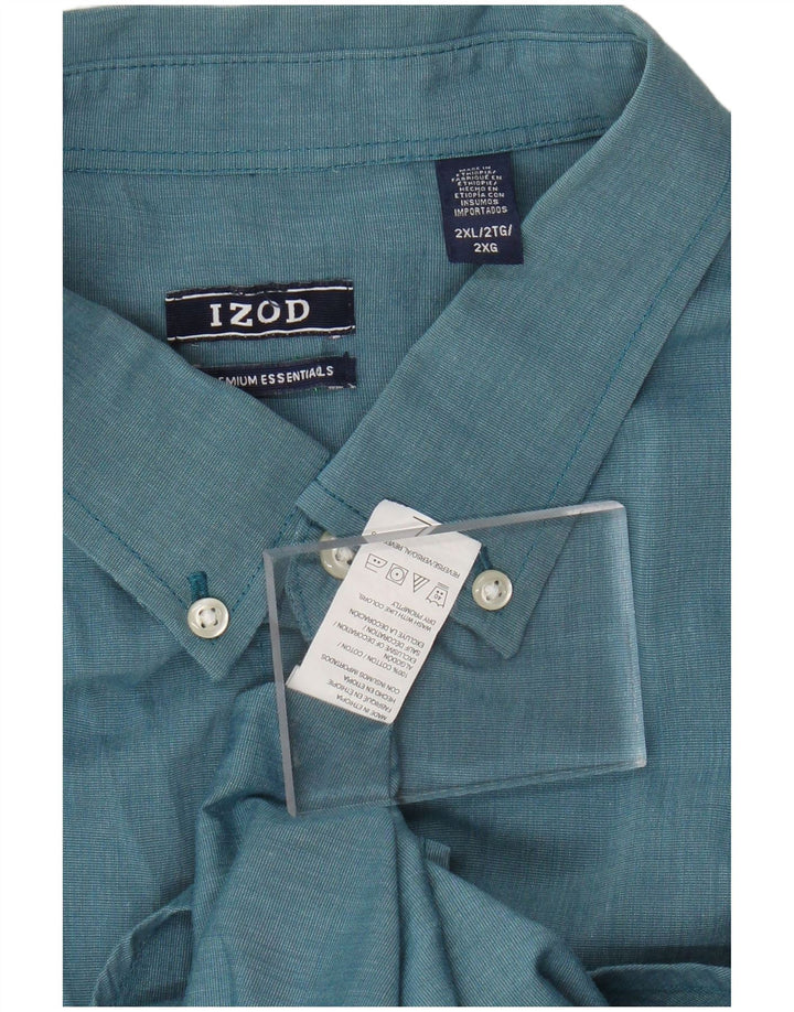 Camicia da uomo IZOD 2XL in cotone blu