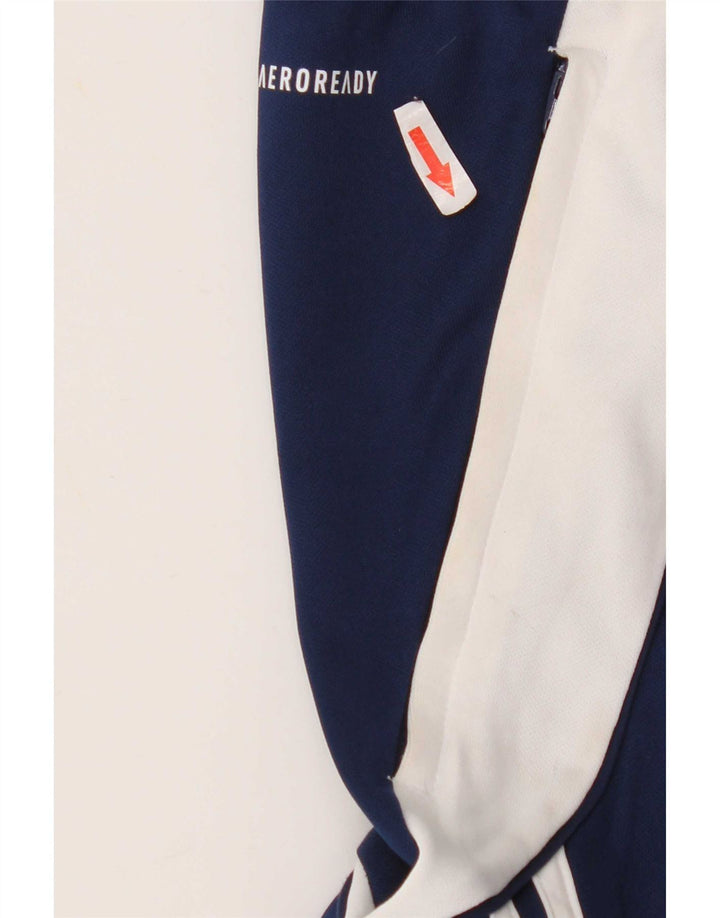 Pantaloni da tuta Adidas Aeroready da uomo color block medio blu navy