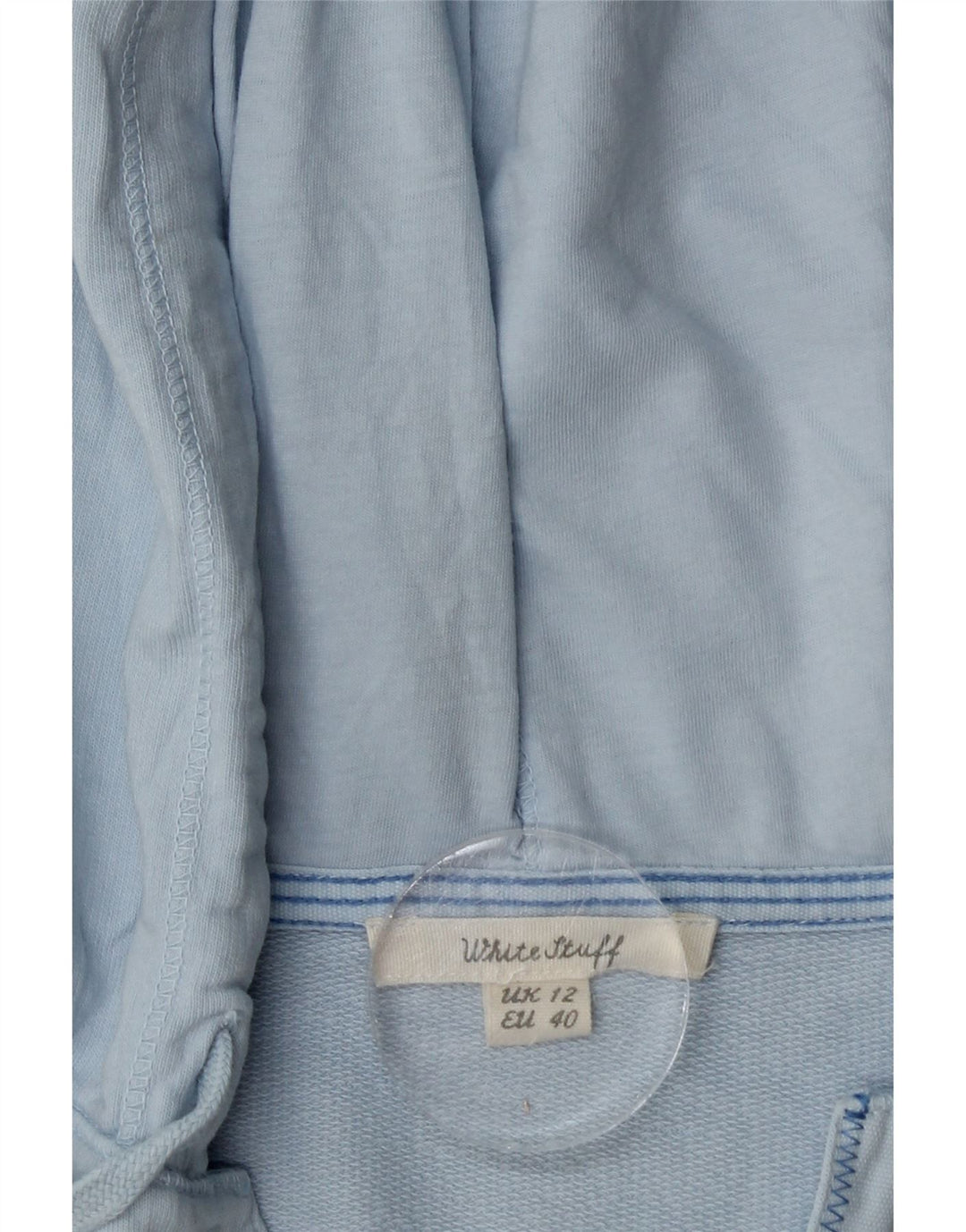 Maglione con cappuccio da donna WHITE STUFF UK 12 Cotone blu medio