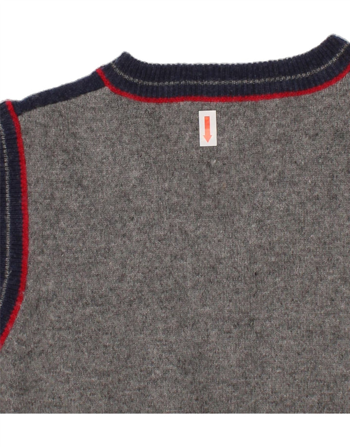 HARMONT & BLAINE Boys Graphic Vest Tank Top 6-7 Years Navy Blue Vintage Harmont & Blaine and Second-Hand Harmont & Blaine from Messina Hembry 