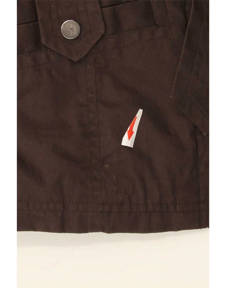 Giacca utility da donna Zara UK 10 piccola in cotone marrone