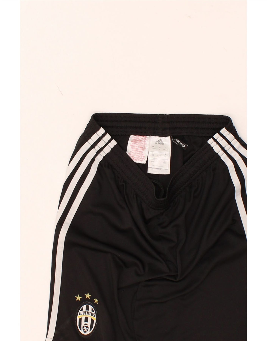 ADIDAS Boys Juventus Sport Shorts 11-12 Years  Black Polyester Vintage Adidas and Second-Hand Adidas from Messina Hembry 