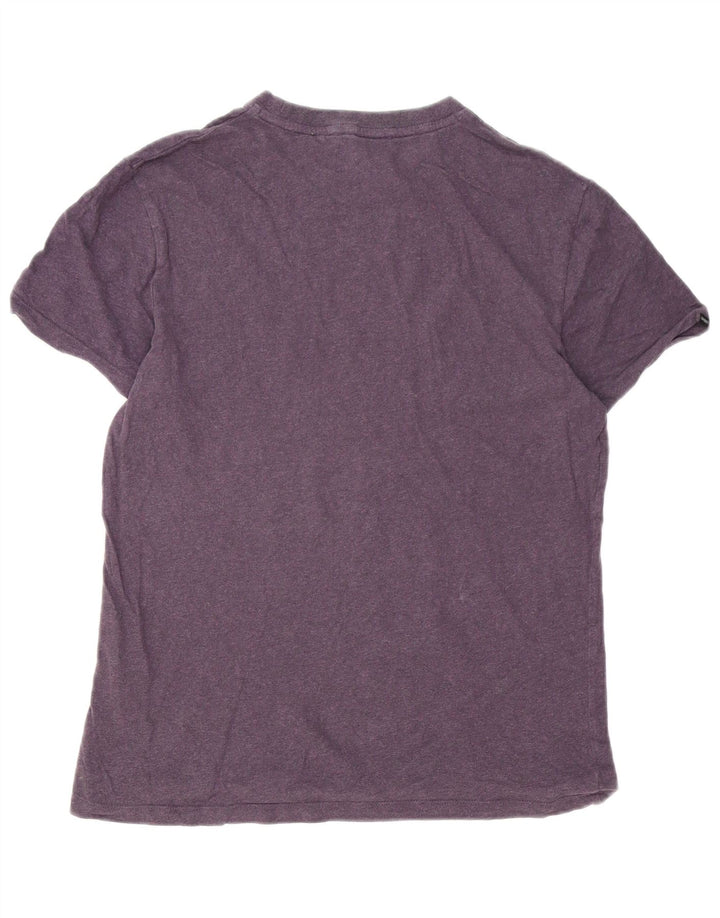 T-shirt da uomo Superdry Top in cotone viola medio