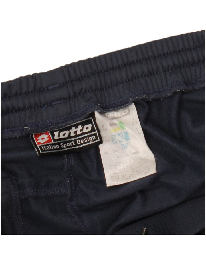 Pantaloni da tuta da uomo Lotto XL poliestere blu navy