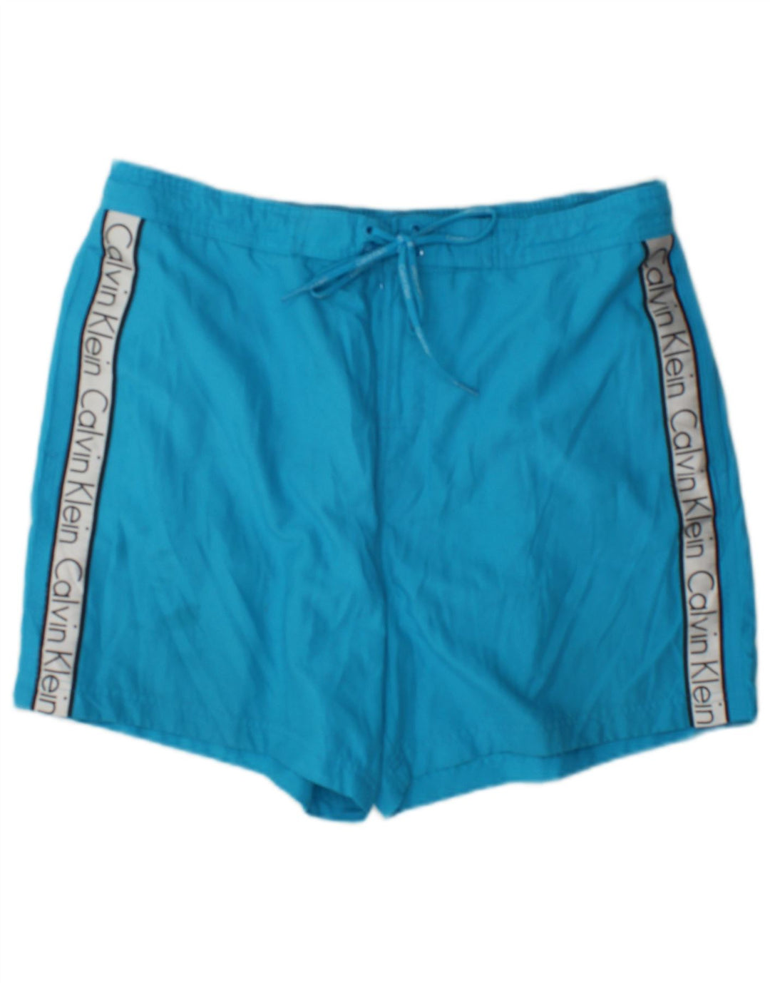 Pantaloncini da bagno grafici da uomo Calvin Klein Large Blue Colourblock